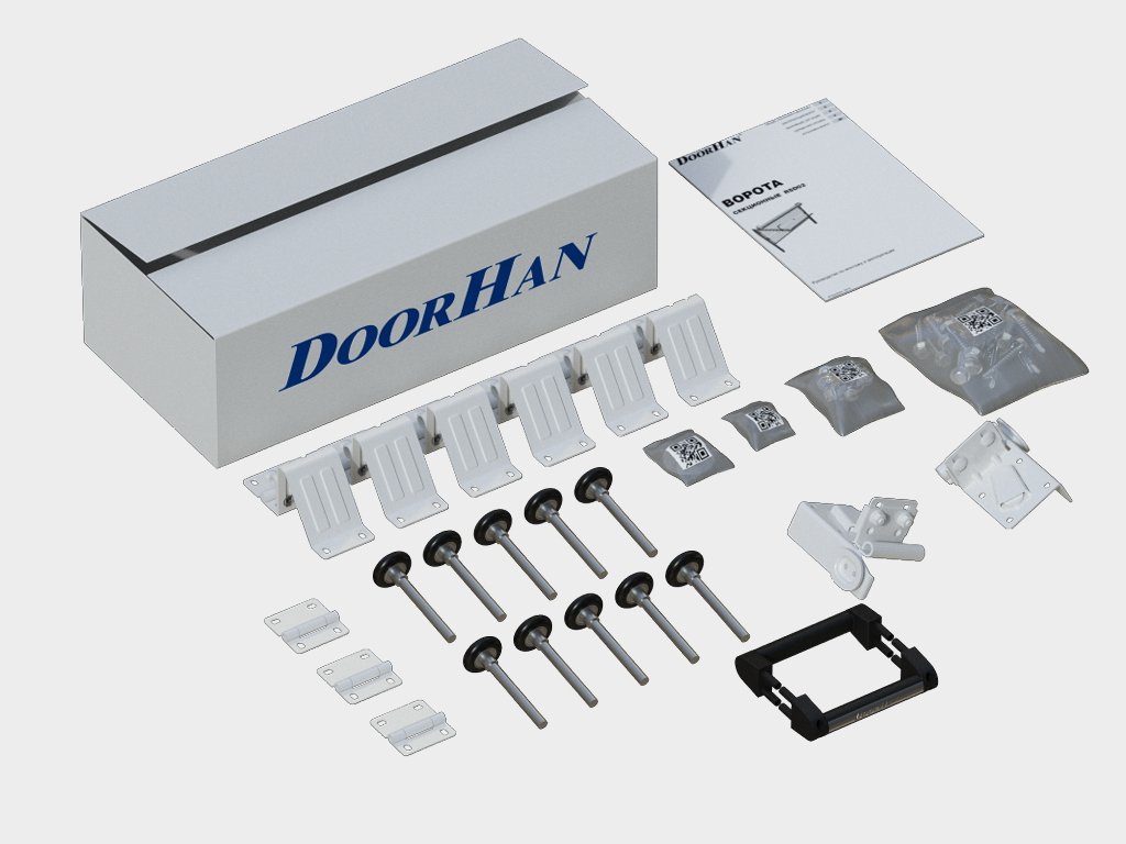 Промышленные ворота с панорамным остеклением Doorhan ISD02 (5000х3600) - фото 5